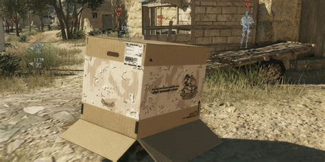 metal gear solid 5 box travel|metal gear solid 5 cardboard box.